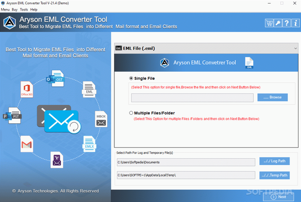 Aryson EML Converter Tool