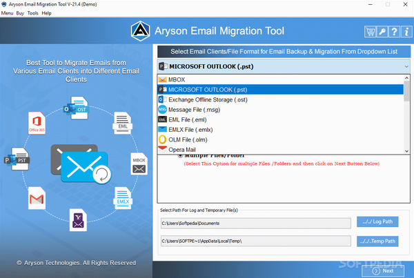 Aryson Email Migration Tool