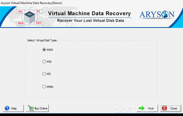 Aryson Virtual Machine Data Recovery