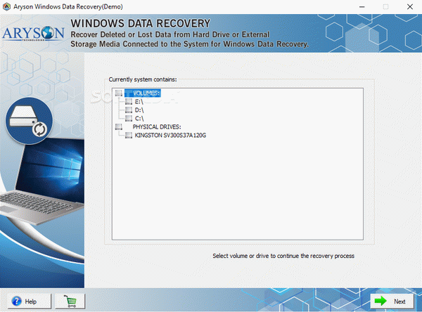 Aryson Windows Data Recovery
