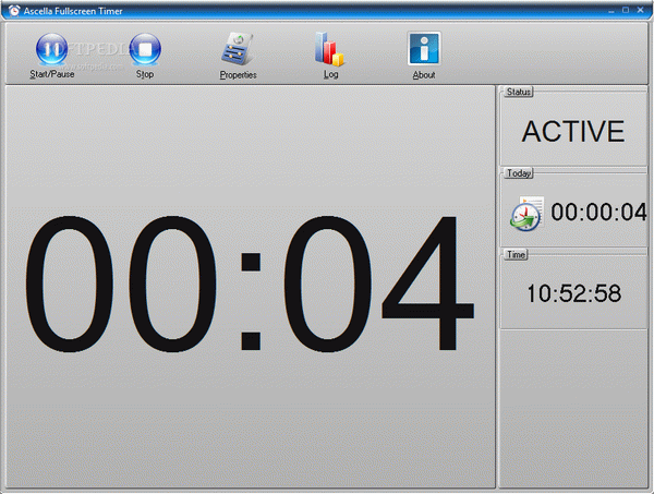 Ascella Fullscreen Timer