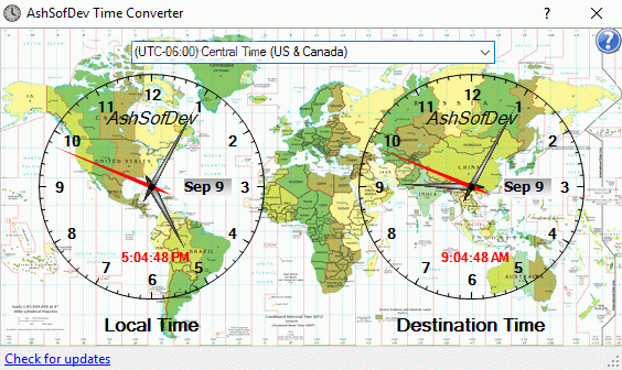 AshSofDev Time Converter