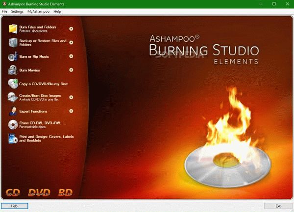 Ashampoo Burning Studio Elements