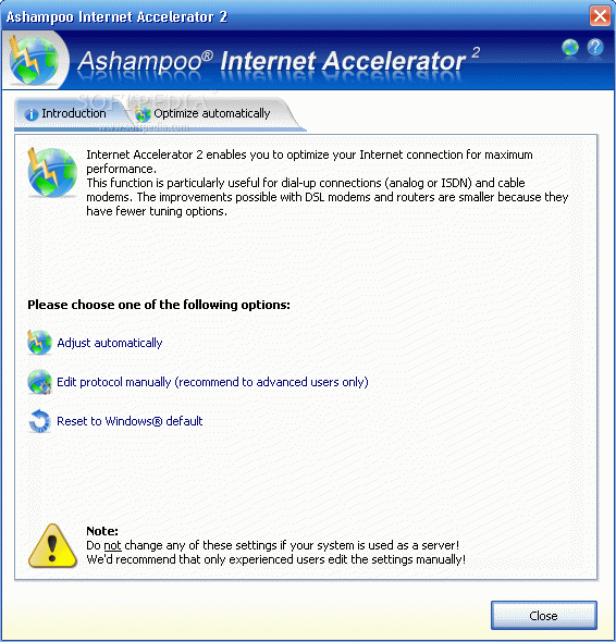 Ashampoo Internet Accelerator Free