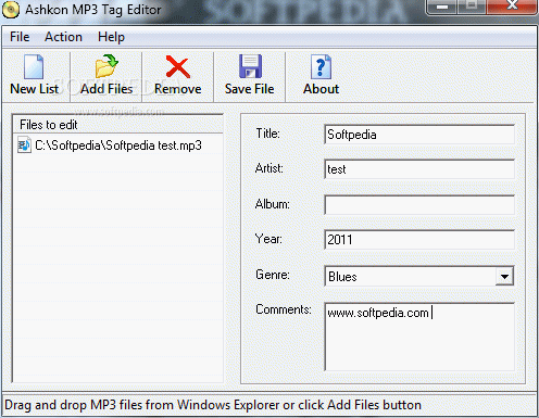 Ashkon MP3 Tag Editor