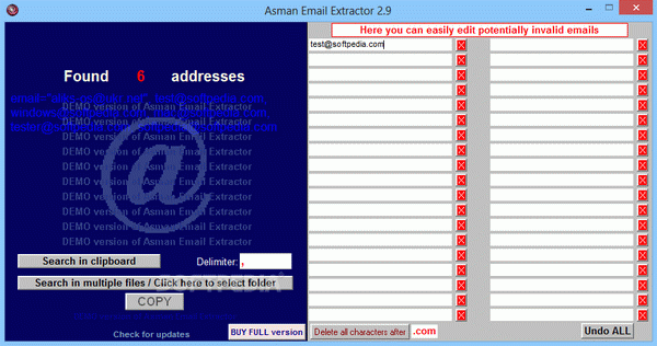 Asman Email Extractor