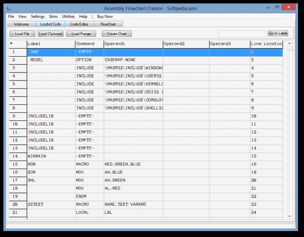 Assembly Flowchart Creator