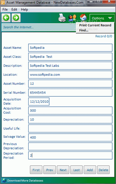 Asset Management Database