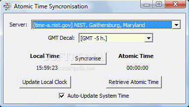 Atomic Time Synchronization