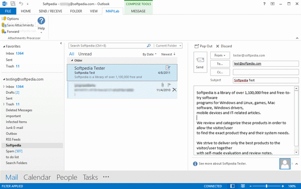 Attachments Processor for Outlook