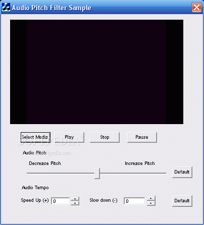 Audio Pitch Filter