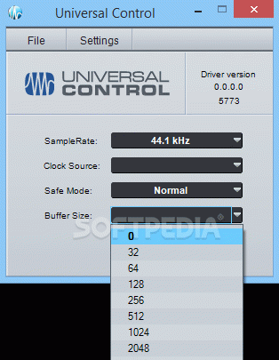 PreSonus Universal Control