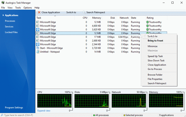 Auslogics Task Manager Portable