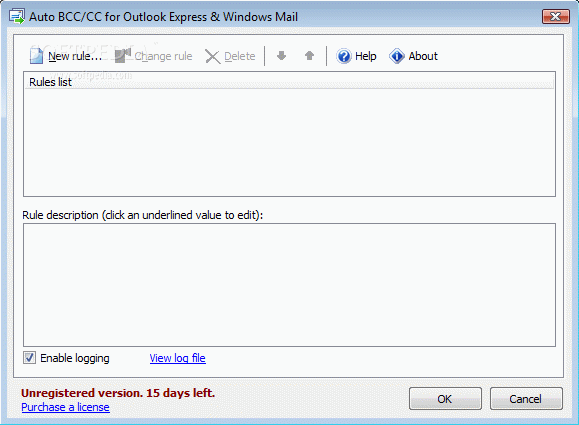 Auto BCC for Outlook Express & Windows Mail