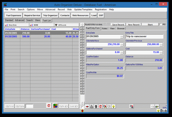 Auto Organizer Deluxe