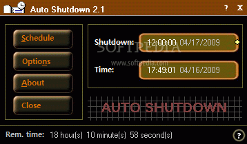 Auto Shutdown