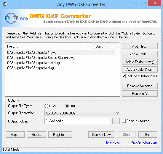 Any DWG DXF Converter