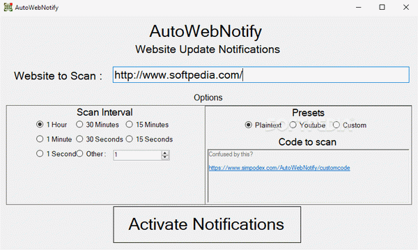 AutoWebNotify