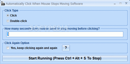 Automatically Click When Mouse Stops Moving Software