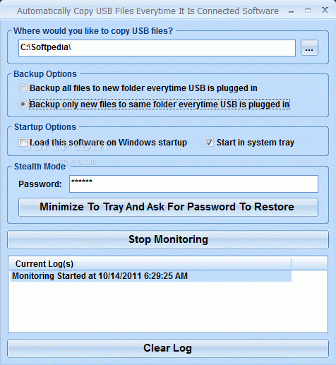 Automatically Copy USB Files Everytime It Is Connected Software