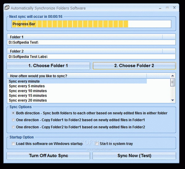 Automatically Synchronize Folders Software