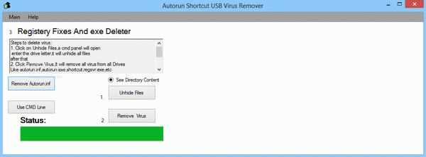 Autorun Shortcut USB Virus Remover