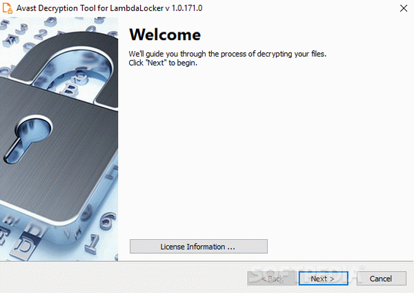 Avast Decryption Tool for LambdaLocker Ransomware