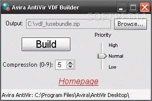 Avira AntiVir VDF Builder