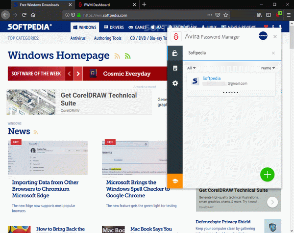Avira Password Manager for Firefox