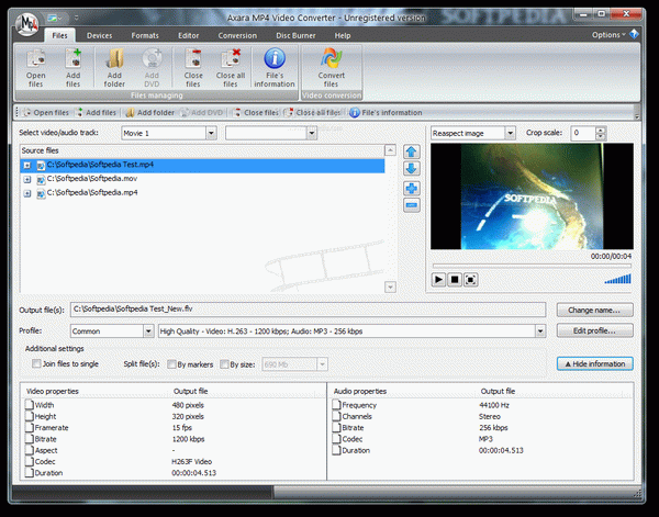 Axara MP4 Video Converter