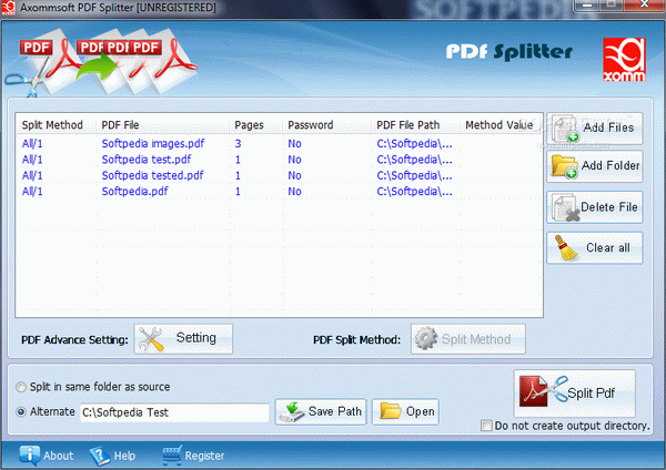 Axommsoft Pdf Splitter