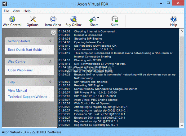 Axon Virtual PBx System