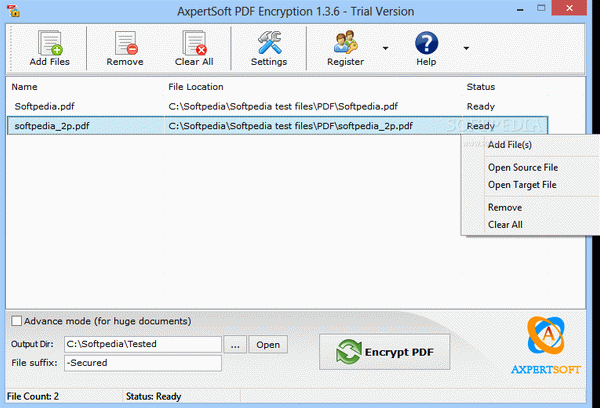 AxpertSoft PDF Encryption