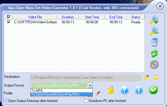 Aya Zune Xbox Zen Video Converter