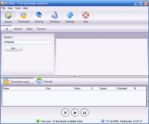 BT2Net Downloader