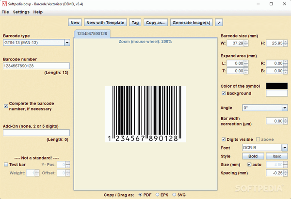 Barcode Vectorizer