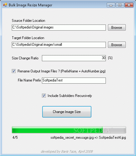 Bulk Image Resizer