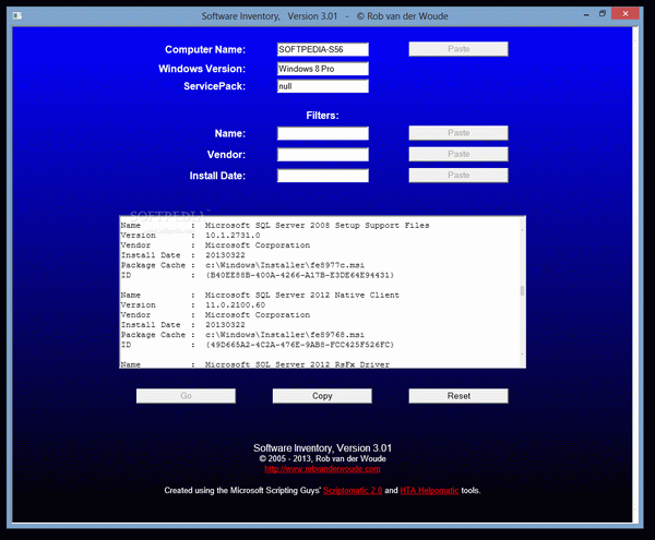 Basic Software Inventory