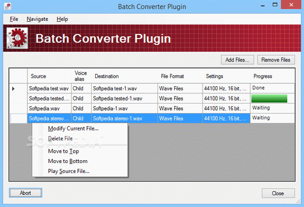 Batch Converter Plugin