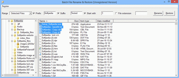 Batch File Rename & Restore