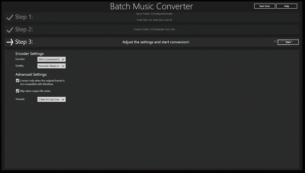 Batch Music Converter