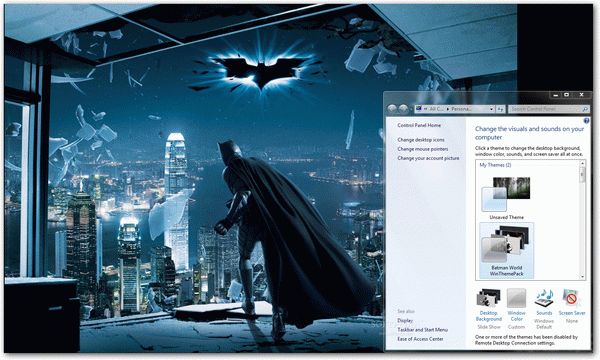 Batman World Windows Theme