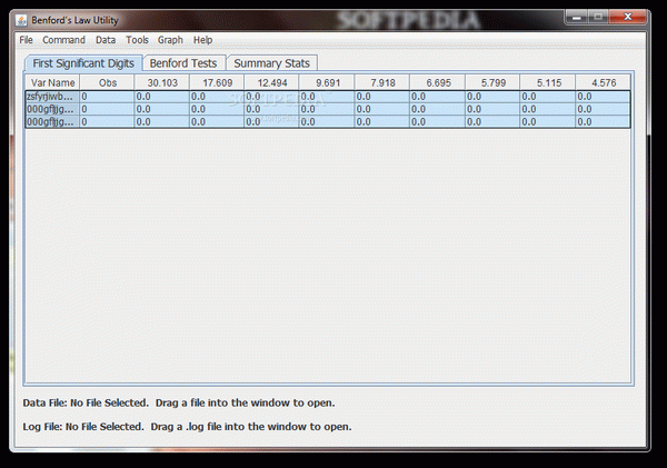 Benford's Law Utility