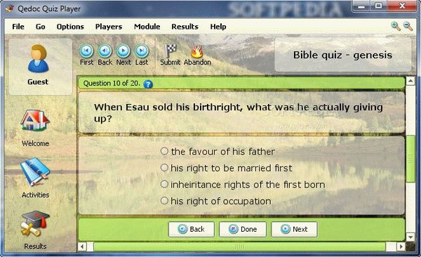 Bible Quiz - Genesis