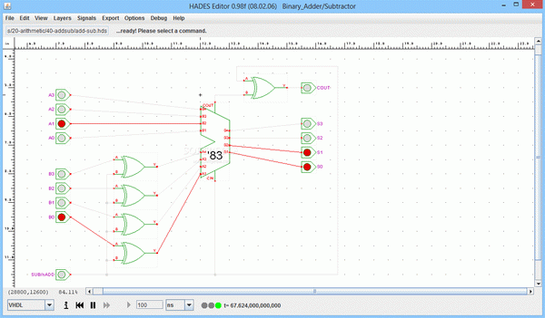 Binary Adder/Subtractor