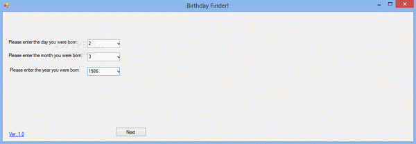 Birthday Finder