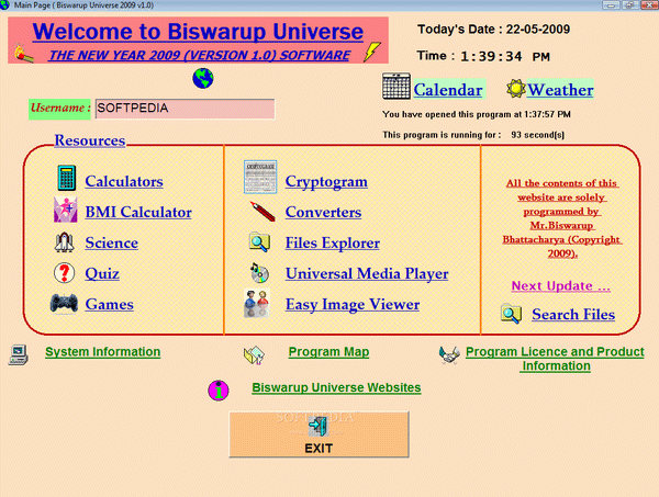 Biswarup Universe