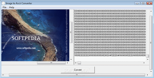 Bitmap to Ascii converter