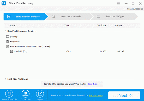 Bitwar Data Recovery