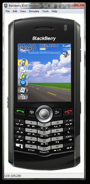 BlackBerry 8100 Simulator